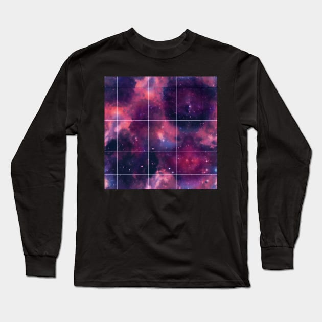 Eternal Void - Infinite Space Seamless Pattern Long Sleeve T-Shirt by nelloryn